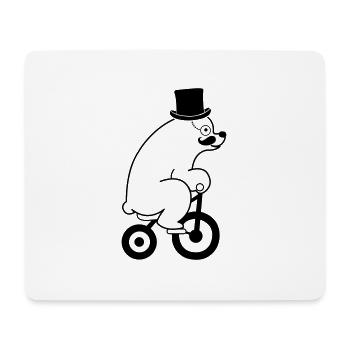 Eisbaer Bike SIR 01 - Mouse Pad (horizontal) - white - Front
