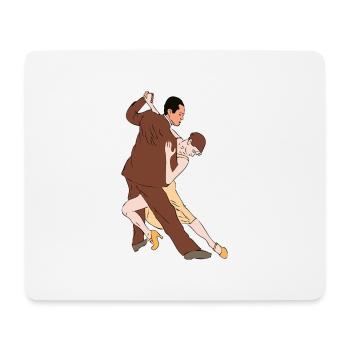 tango argentino - Mouse Pad (horizontal) - white - Front