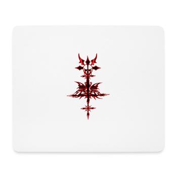 Nice Gothic Tribal Design - Mouse Pad (horizontal) - white - Front