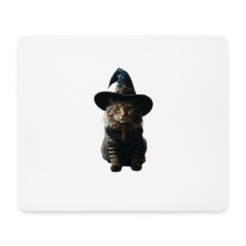 Witch Cat Halloween - Mouse Pad (horizontal) - white - Front