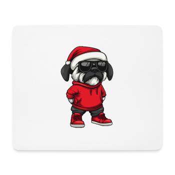 Kangal chien Noël Noël - Tapis de souris (format paysage) - blanc - Devant