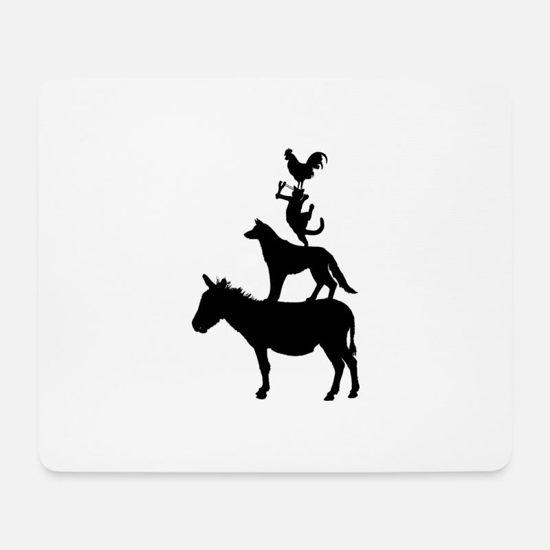 dog763 - Mousepad (Querformat) - Weiß