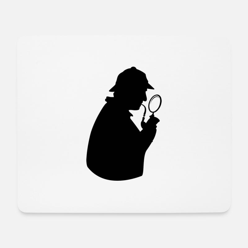 sherlock holmes 147255 - Mousepad (Querformat) - Weiß
