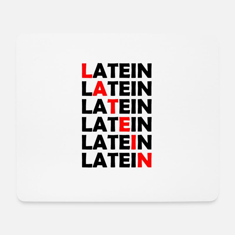 Latein Lehrer Universität Schüler studium - Mousepad (Querformat) - Weiß