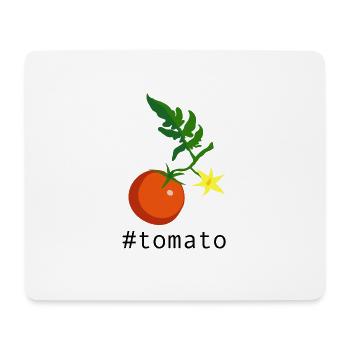 tomate hashtagtomato - Tapis de souris (format paysage) - blanc - Devant