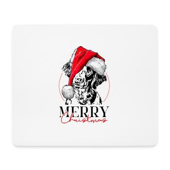 GROSSER MÜNSTERLÄNDER Merry Christmas Wilsigns - Mouse Pad (horizontal) - white - Front