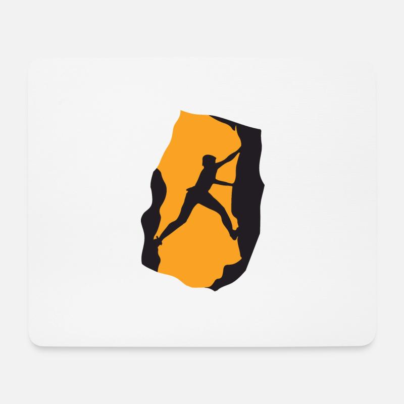 Rock Climbing - Mouse Pad (horizontal) - white