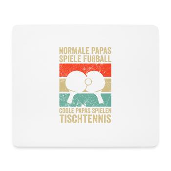 Papa Tennis de table Papa Tennis de table Papa Cadeau - Tapis de souris (format paysage) - blanc - Devant