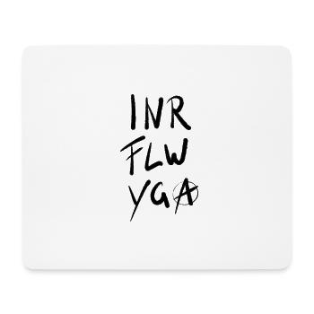 Inner Flow Yoga - Mousepad (Querformat) - Weiß - Vorne