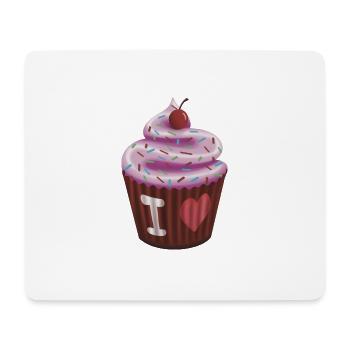 Cupcake - Mouse Pad (horizontal) - white - Front