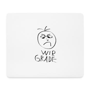 Wir gerade Inflation Krise - Mousepad (Querformat) - Weiß - Vorne