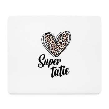 Super tatie - Tapis de souris (format paysage) - blanc - Devant
