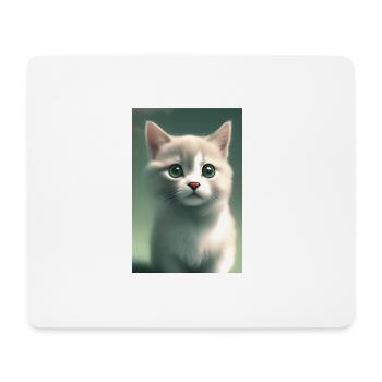 Cute baby cat - Mouse Pad (horizontal) - white - Front