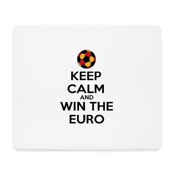 Fußball EM - Mouse Pad (horizontal) - white - Front