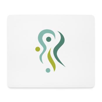 yoga_design_2 - Tapis de souris (format paysage) - blanc - Devant
