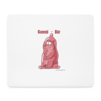 Gummibär - Mousepad (Querformat) - Weiß - Vorne