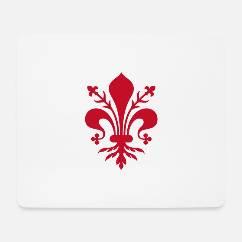 Giglio Firenze - Mousepad (Querformat) - Weiß