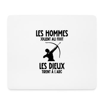 les dieux tirent à l'arc - Tapis de souris (format paysage) - blanc - Devant
