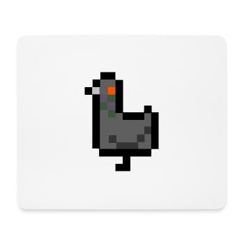 pixel pigeon - Mouse Pad (horizontal) - white - Front