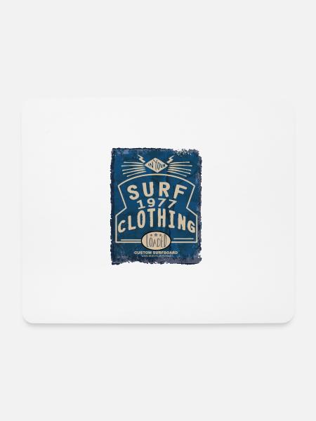 surf clothing - Mousepad (Querformat) - Weiß