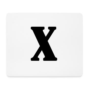 X - Mouse Pad (horizontal) - white - Front