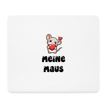 Meine Maus - Mousepad (Querformat) - Weiß - Vorne