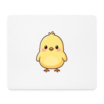 Cadeau mignon pour poussins de Kawaii - Tapis de souris (format paysage) - blanc - Devant