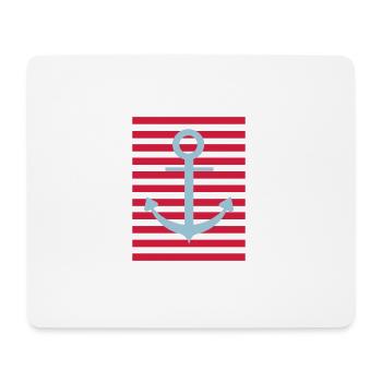 Ahoy! Maritime Maritim Anker Seemann 2c - Mouse Pad (horizontal) - white - Front