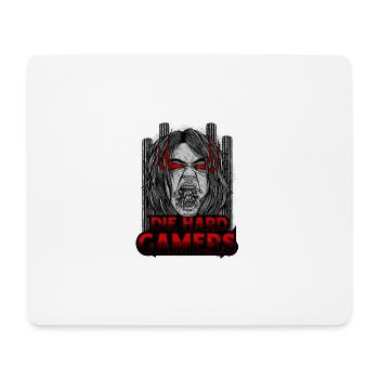 Nerd Gamer Designs the hard ed - Mouse Pad (horizontal) - white - Front