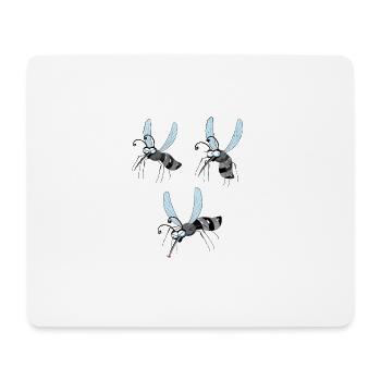 mosqui 20 - Mousepad (Querformat) - Weiß - Vorne