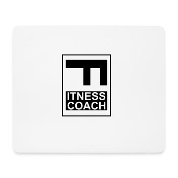 Firness - Fitnesscoach - Mousepad (Querformat) - Weiß - Vorne