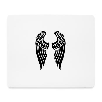 Angels Wings Logo - Tapis de souris (format paysage) - blanc - Devant