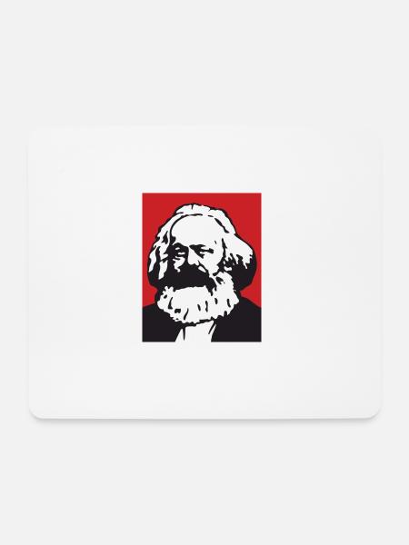 Karl Marx - Mouse Pad (horizontal) - white