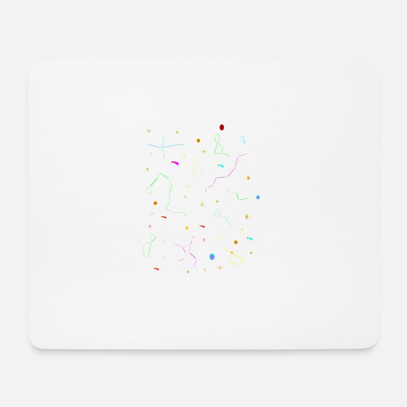 Konstellationen - Mousepad (Querformat) - Weiß