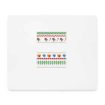 Mutter Weihnachten Ugly Christmas Xmas Geschenk - Mousepad (Querformat) - Weiß - Vorne