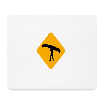canoe kayak kanu kahn paddelboot ruderboot19 - Mousepad (Querformat) - Weiß - Vorne
