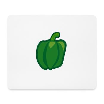 paprika chilli chili pepper citrus veggie vegetable - Mouse Pad (horizontal) - white - Front
