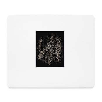 Pines Black - Mouse Pad (horizontal) - white - Front