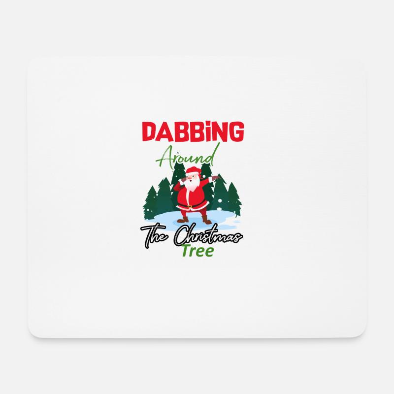 Dab Santa Geschenk Weihnachten Christmas Dabb - Mousepad (Querformat) - Weiß