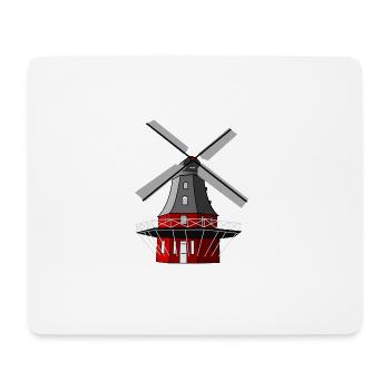 windmill windmill wind turbine windrad5 - Mouse Pad (horizontal) - white - Front