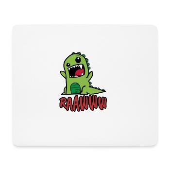 Baby T-Rex dinosaur - Mouse Pad (horizontal) - white - Front