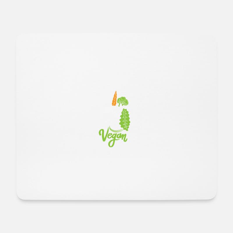 Magical Vegan - Mousepad (Querformat) - Weiß