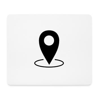 Standort Symbol gprs Geschenkidee Signal - Mouse Pad (horizontal) - white - Front