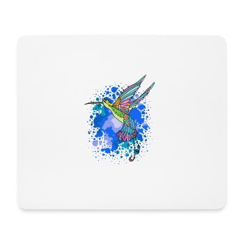 Humming-bird - Mouse Pad (horizontal) - white - Front