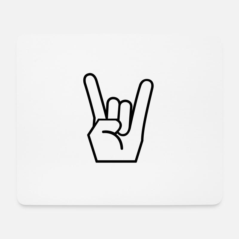 Metalhand - Mouse Pad (horizontal) - white