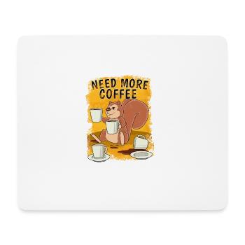 Kaffee Koffein Espresso Büro Lustig Geschenk - Mousepad (Querformat) - Weiß - Vorne