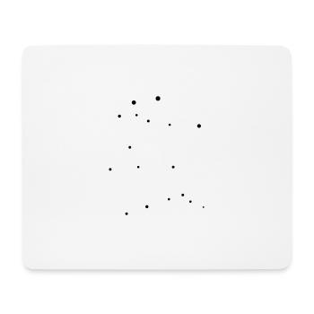 Gémeaux - Tapis de souris (format paysage) - blanc - Devant