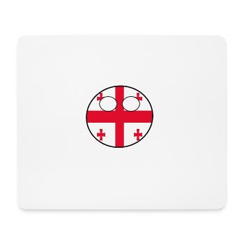 Countryball Country Home Georgia - Mouse Pad (horizontal) - white - Front