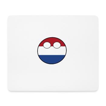 Countryball pays Patrie Pays-Bas - Tapis de souris (format paysage) - blanc - Devant