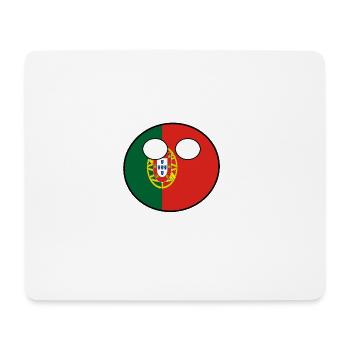 Countryball Country Home Portugal - Mouse Pad (horizontal) - white - Front